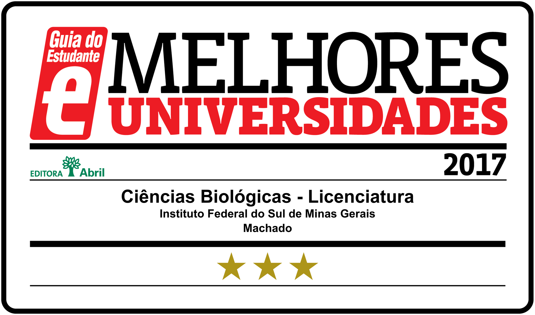 selos ge2017 Ciências Biológicas Machado